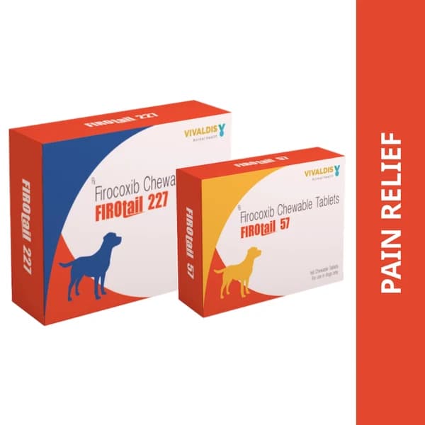 Vivaldis Firotail (Firocoxib) Highly Selective COX-2 Inhibitor NSAID Chewable Tablets for Dogs (Pack of 6 Tablets)