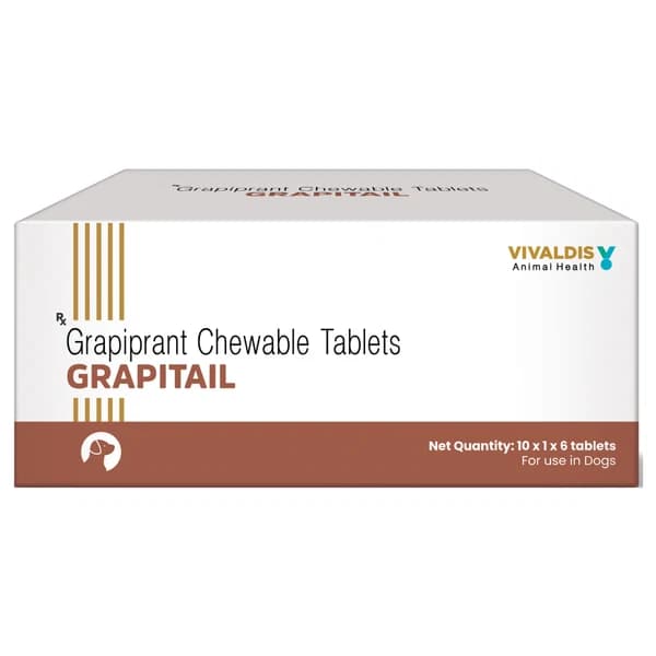 Vivaldis Grapitail 100mg (Grapiprant) Osteoarthritis Pain Relief Tablets for Dogs