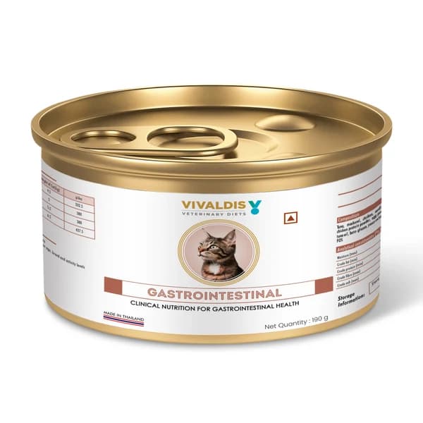 Vivaldis V Diet Gastrointestinal Support Clinical Nutrition Wet Cat Food (Canned)