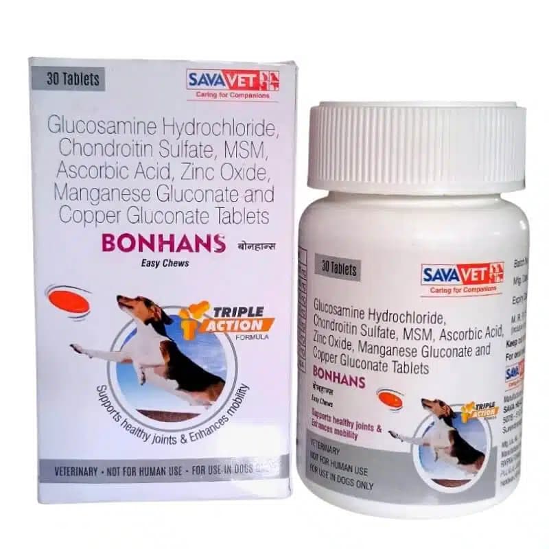 Savavet Bonhans Glucosamine Chondroitin MSM Chews for Dogs